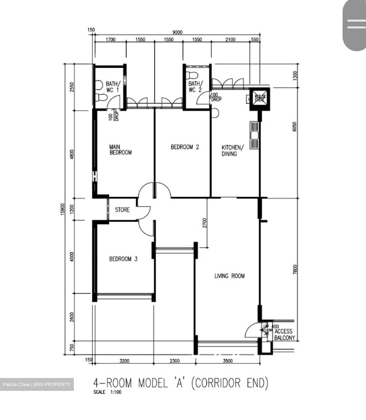 Blk 661 Hougang Avenue 4 (Hougang), HDB 4 Rooms #554047391